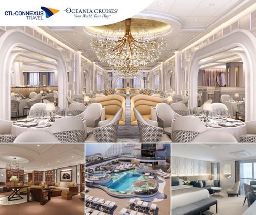 AmCham Exclusive Offer: Enjoy 5% off cruise fare on all Oceania Cruises’ voyages for booking through Connexus Travel